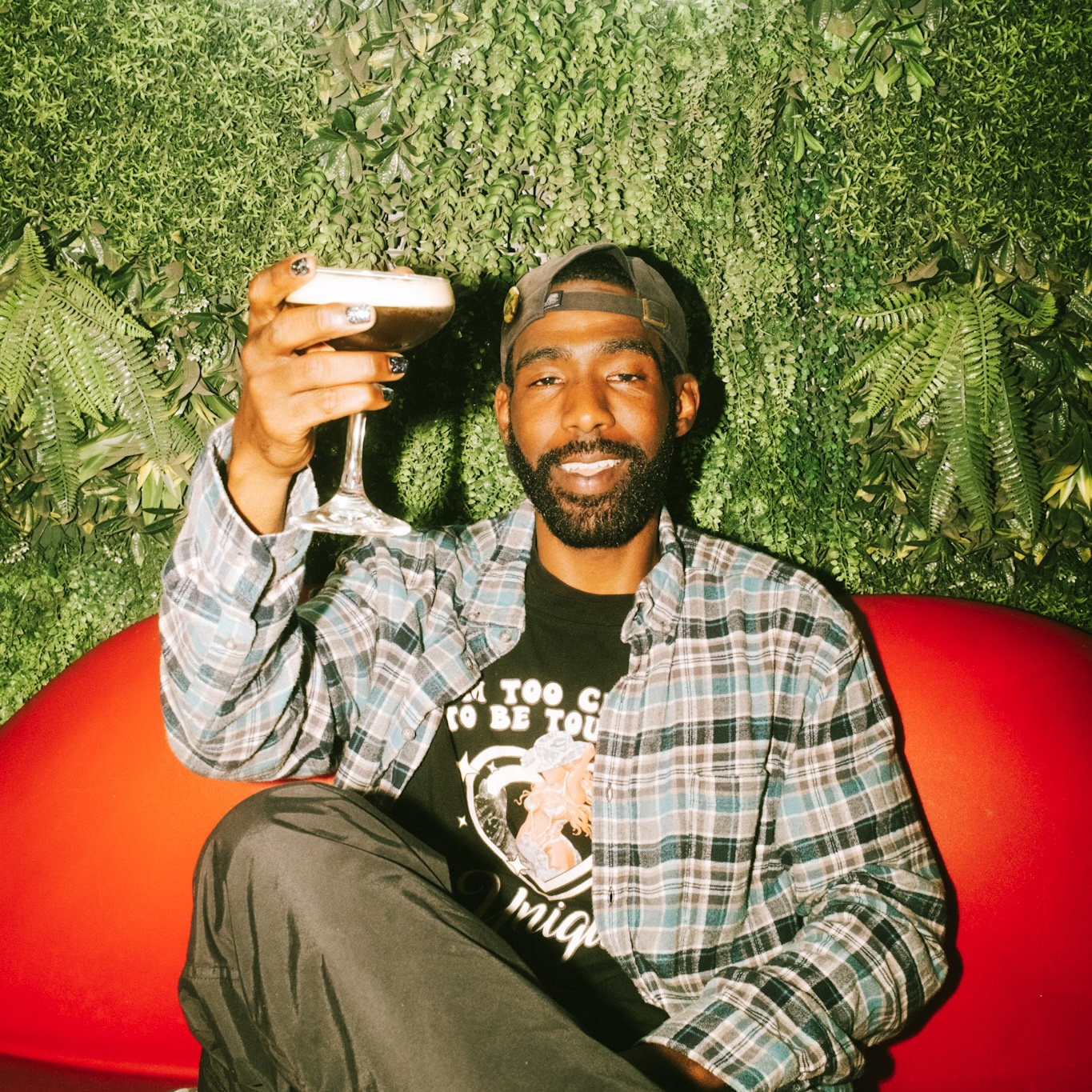 The SEVENth raising a glass
